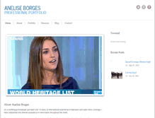 Tablet Screenshot of aneliseborges.com